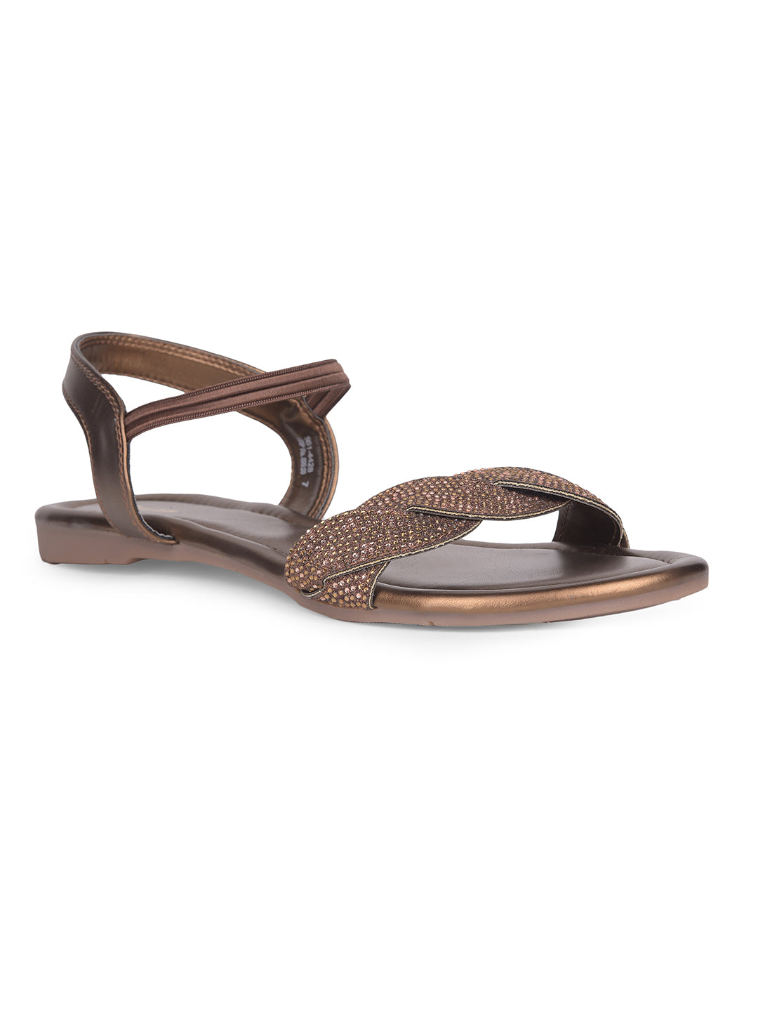 Bata Women Brown Casual Flat Sandal - Brown - View 1