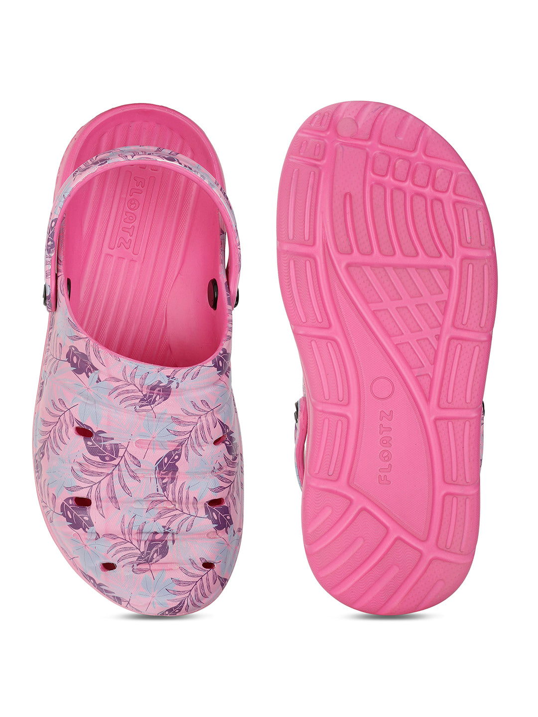 Floatz Women's Pink Casual Waterproof Clogs - Pink