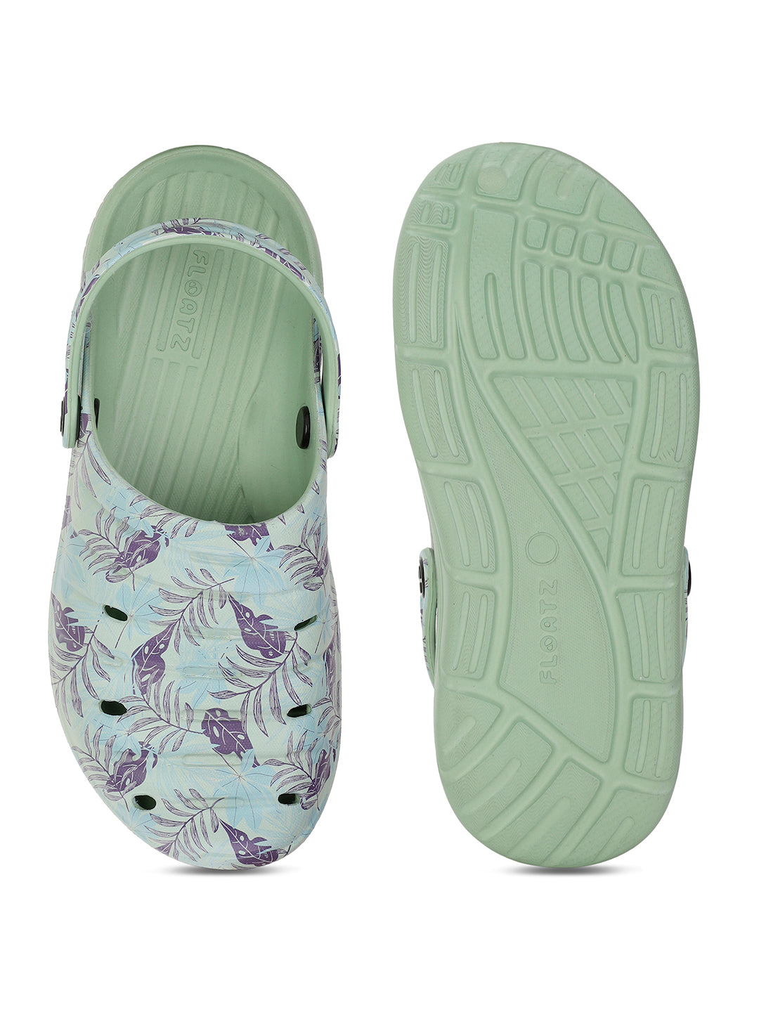 Floatz Women's Green Casual Waterproof Clogs - Green
