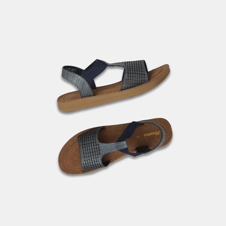 Bata Women Blue Casual Flat Sandal