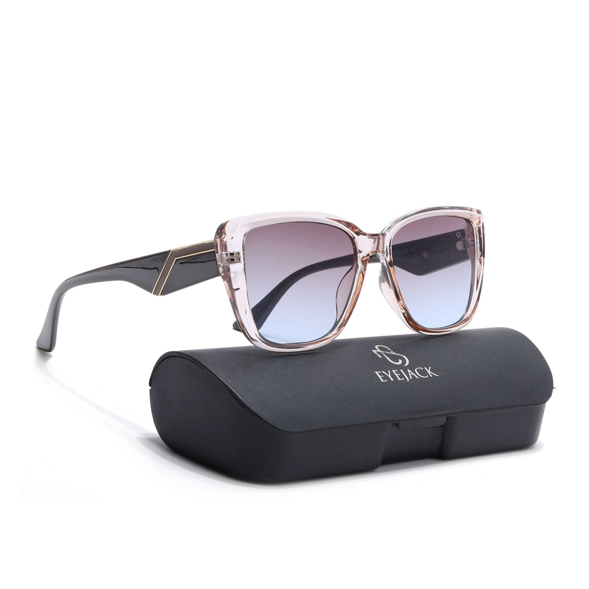 Eyejack Brown Cateye Sunglasses for Men and Women - Style 1266 - view 8