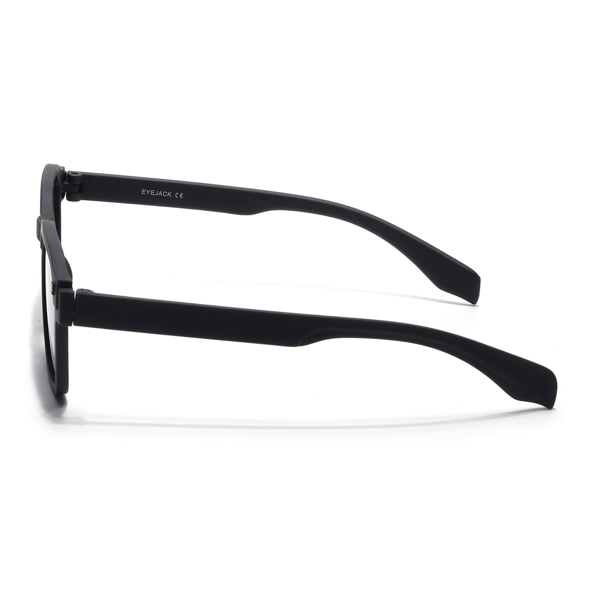 Eyejack Black Square Sunglasses for Men and Women - Style 1044 - view 6