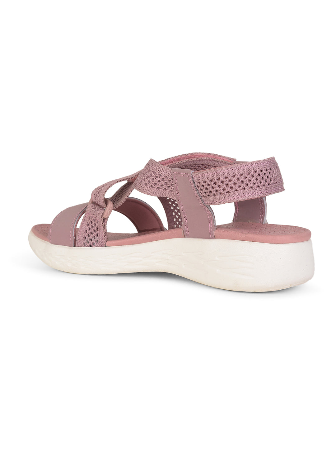 Power Women Pink Casual Cross-Strap Sandal - Pink - View 3