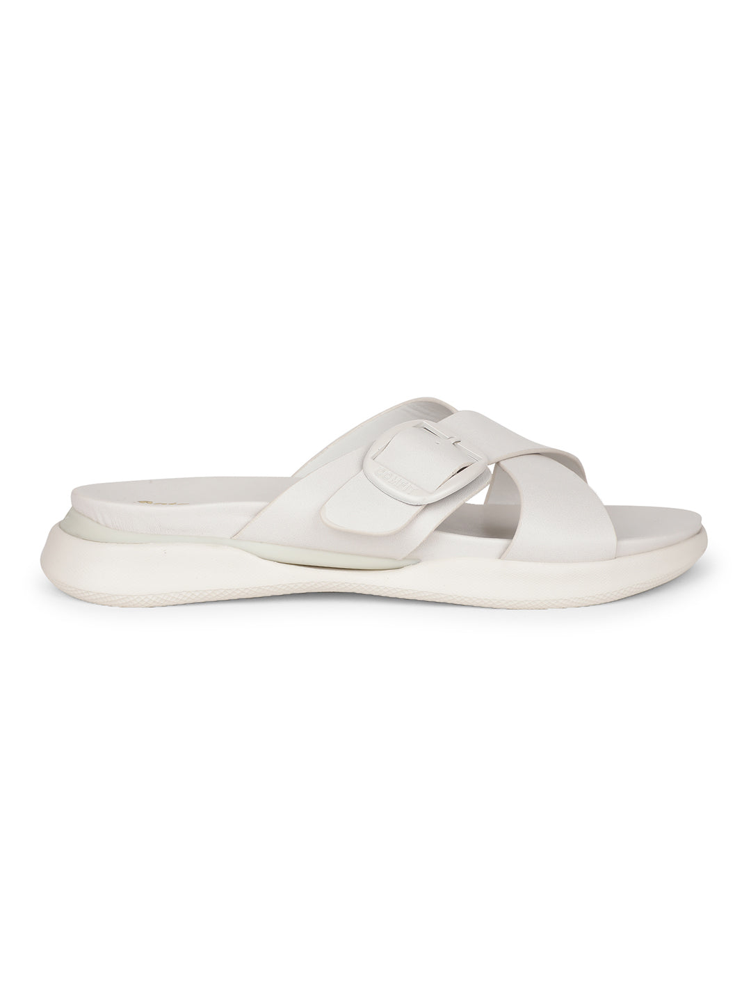 Bata Comfit Women White Casual Mule Sandal - White - View 2