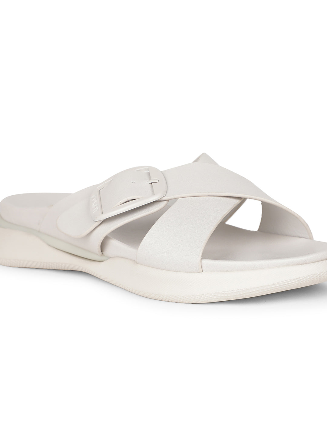 Bata Comfit Women White Casual Mule Sandal - White - View 5
