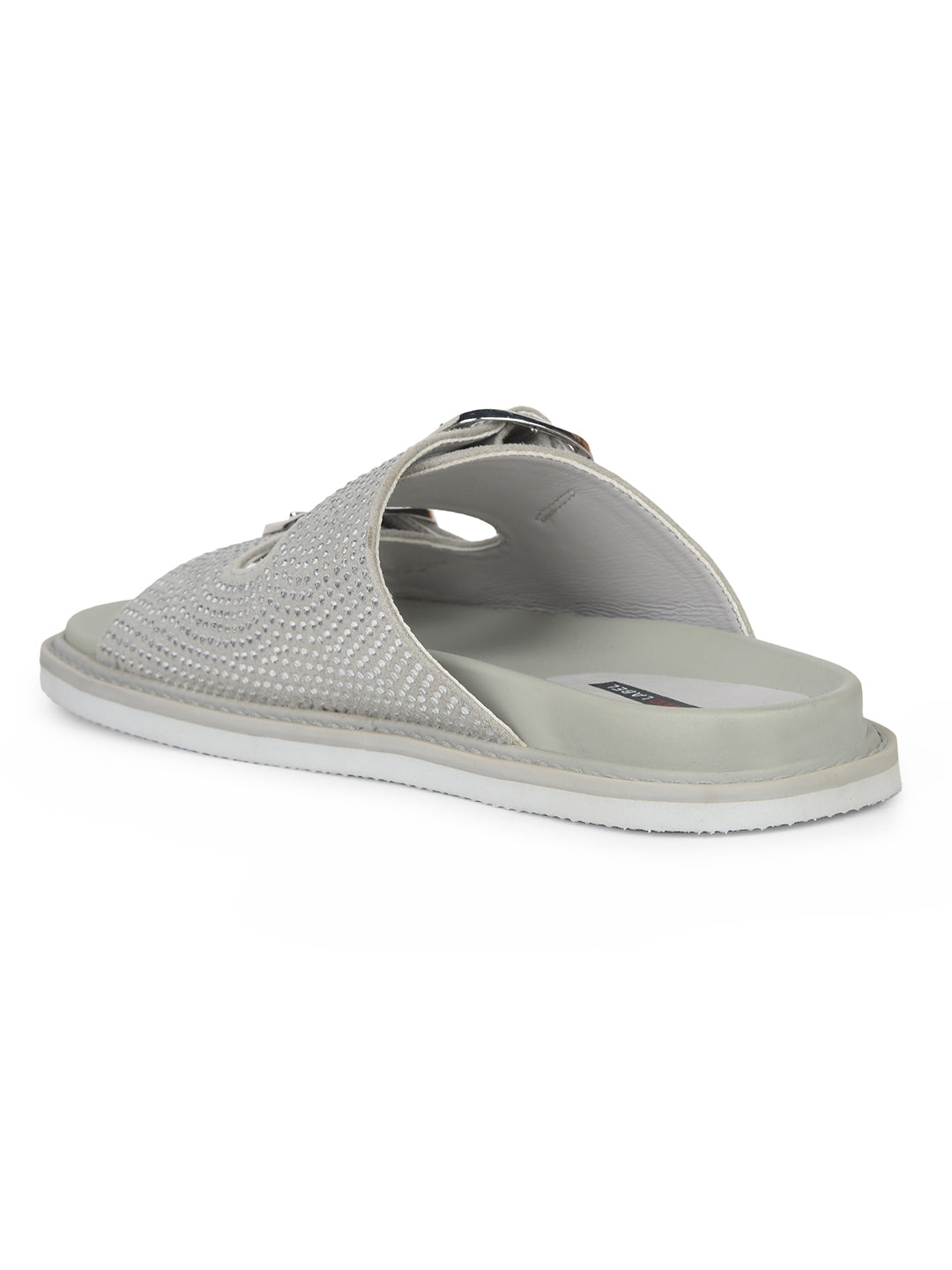 Bata Women Grey Casual Slide Sandal - Grey - View 3