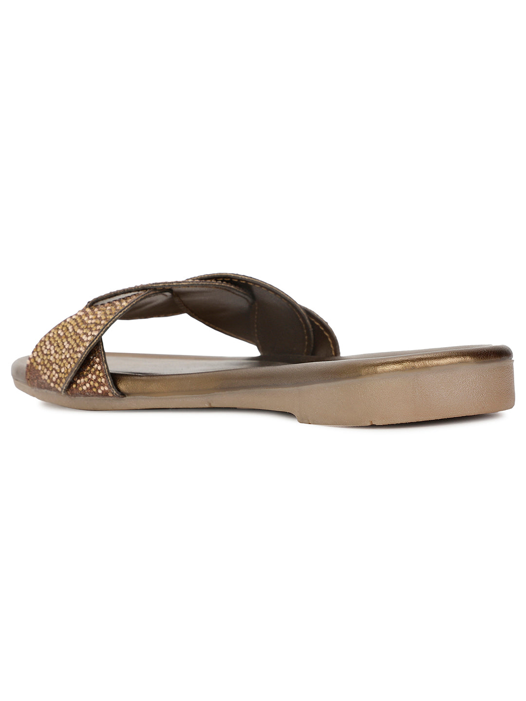 Bata Women Brown Casual Mule Flats - Brown - View 3