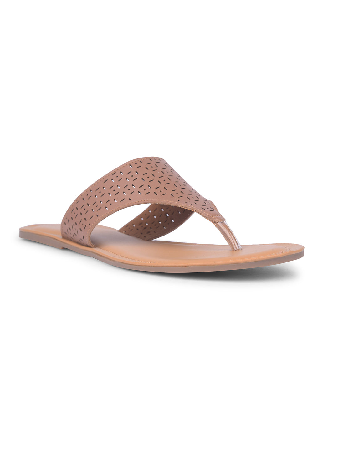 Bata Women Casual Thong Flats - Pink - View 1
