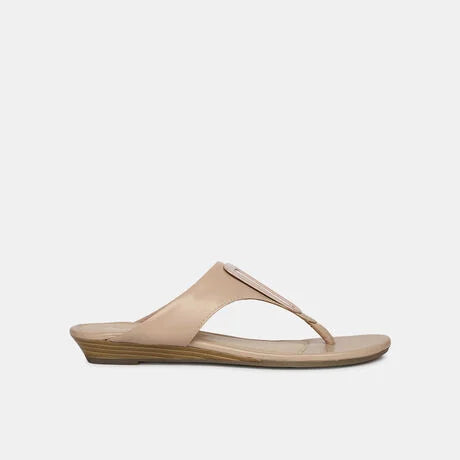 Bata Women Pink Casual Thong Flats