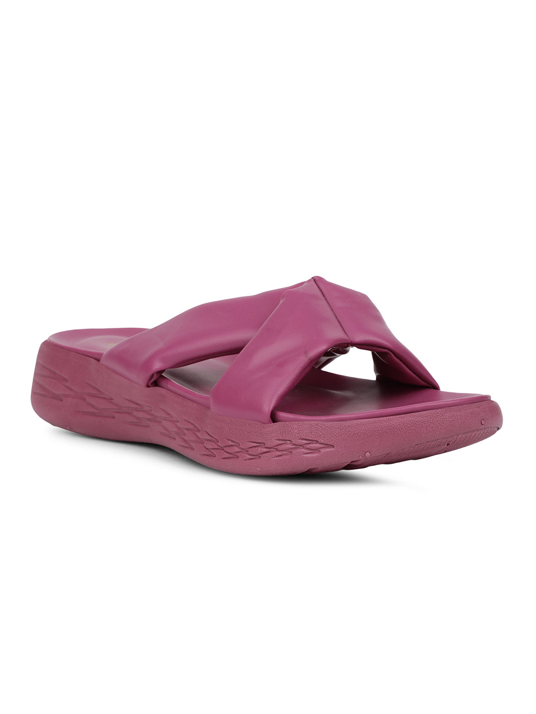 Bata Women's Pink Casual Mule Slippers - Pink