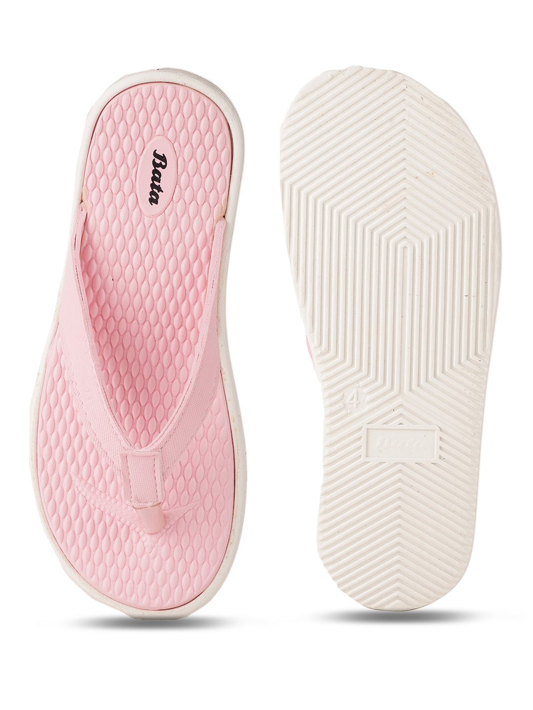 Bata Women Peach Casual Flip-Flop - Peach - View 5