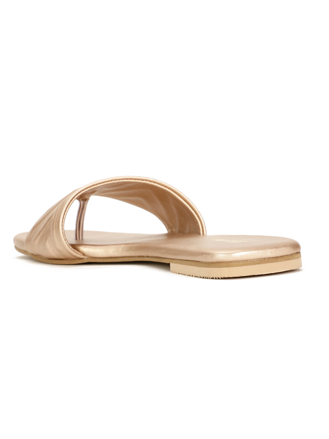 Bata Women Rose Gold Casual Mule Flats - Rose Gold - View 3