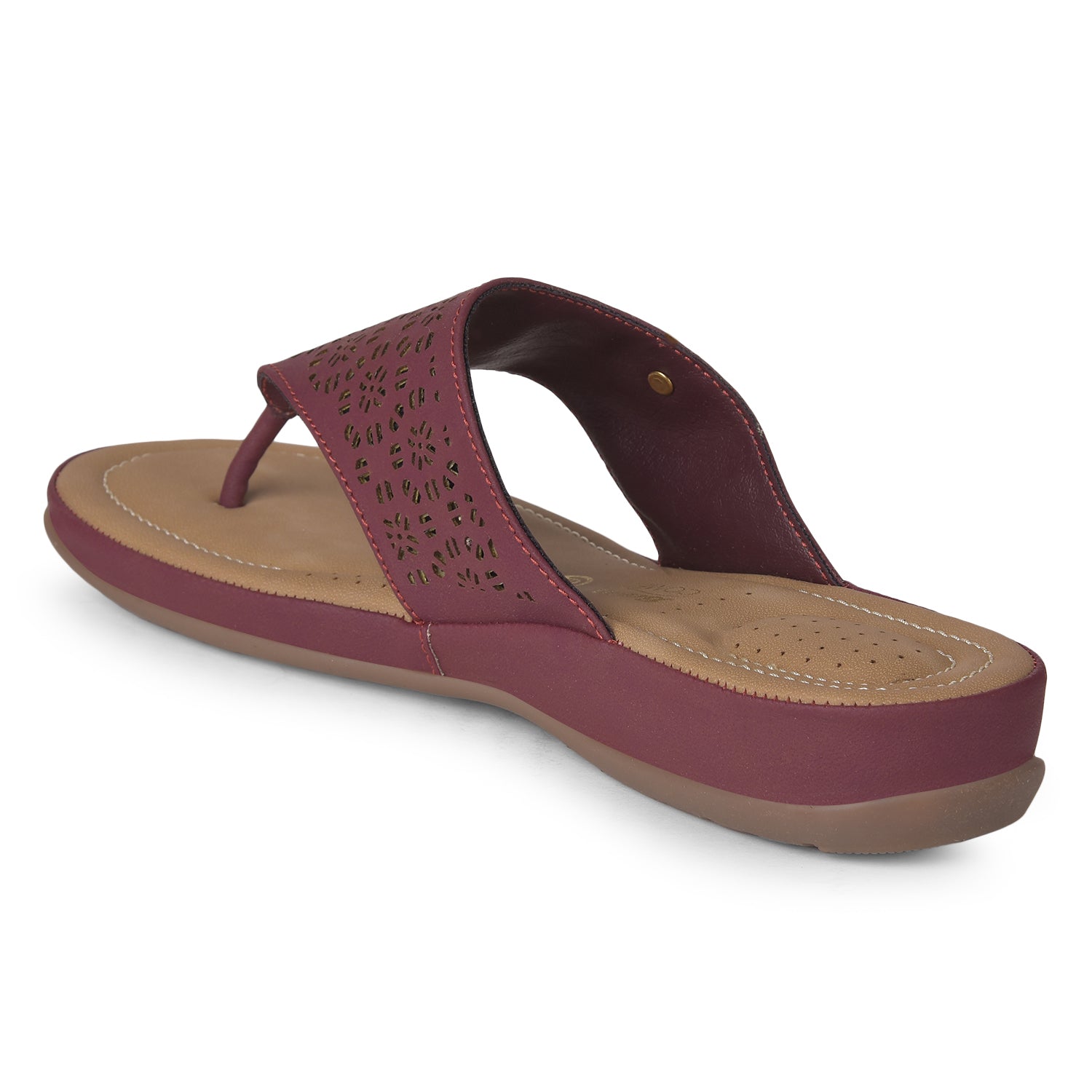 Bata Comfit Women's Pink Casual Thong Sandals - Pink