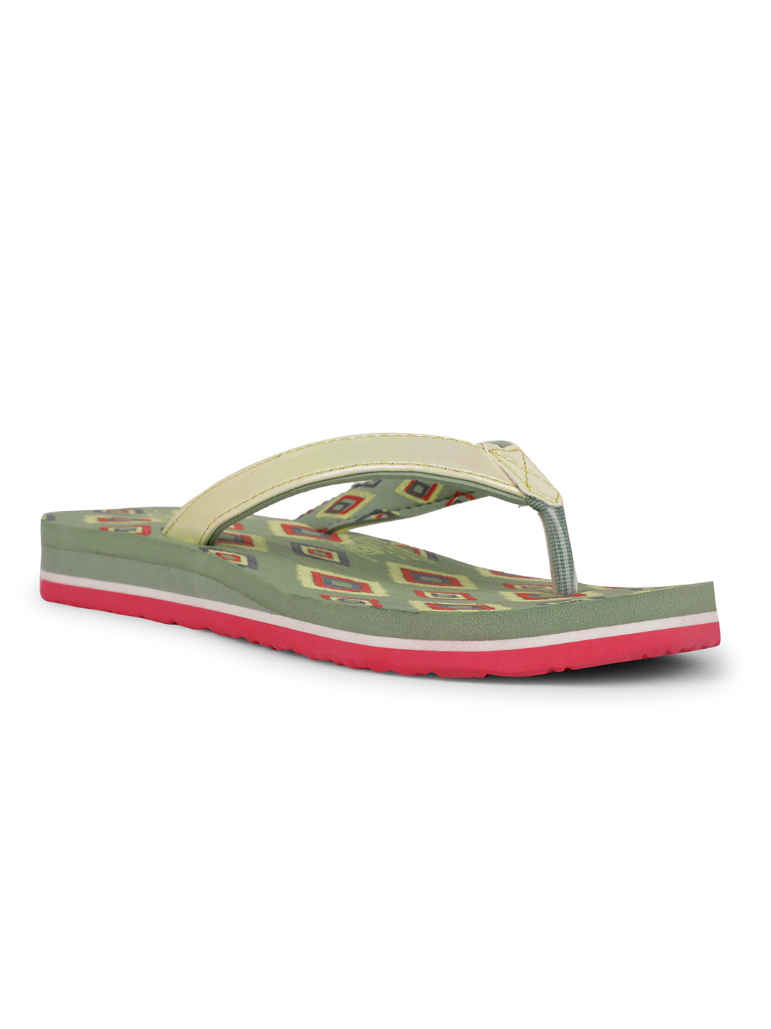 Bata Women Light Green Casual Flip-Flop - Light Green - View 1
