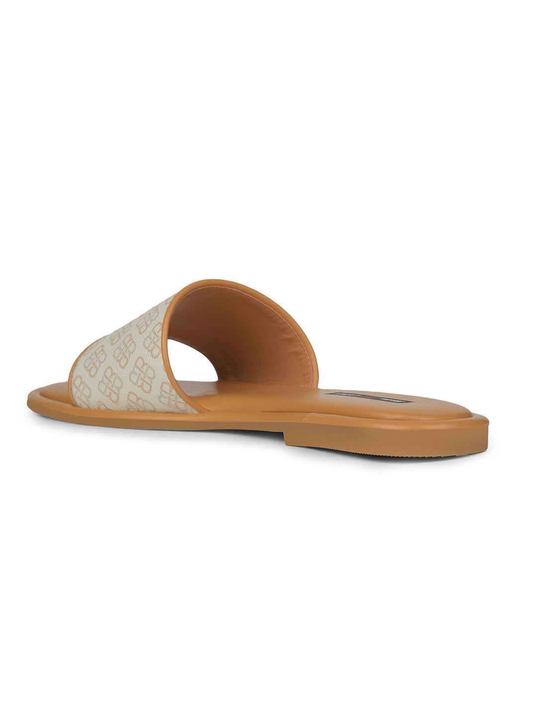 Bata Women Beige Casual Mule Flats - Beige - View 3
