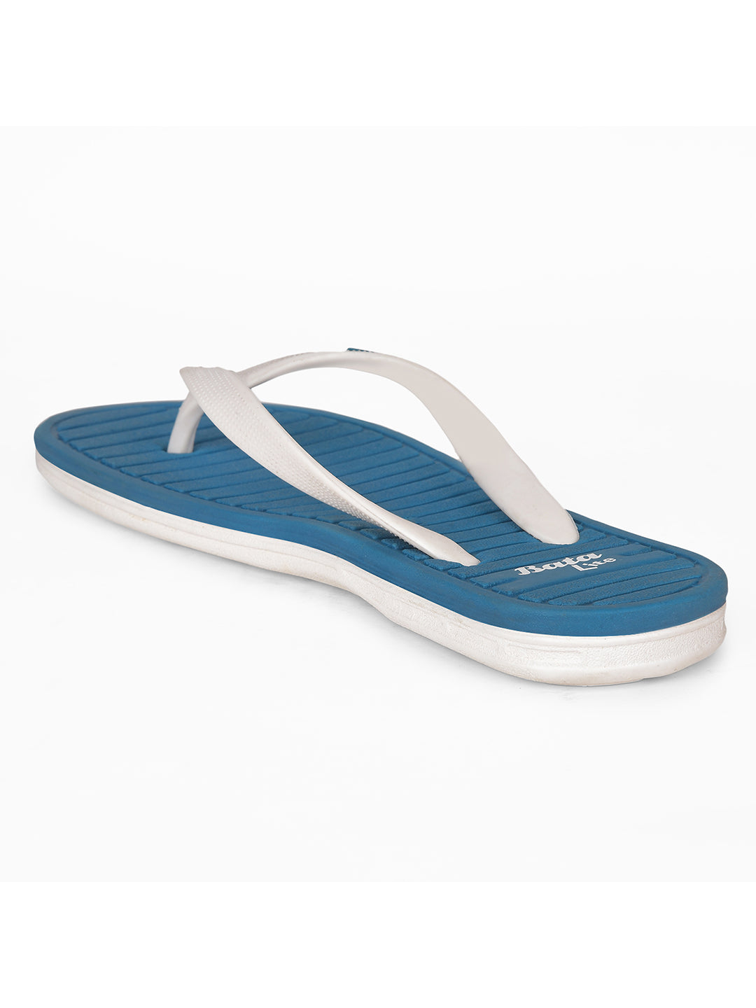 Bata Women's Blue Casual Flip-Flops - Blue