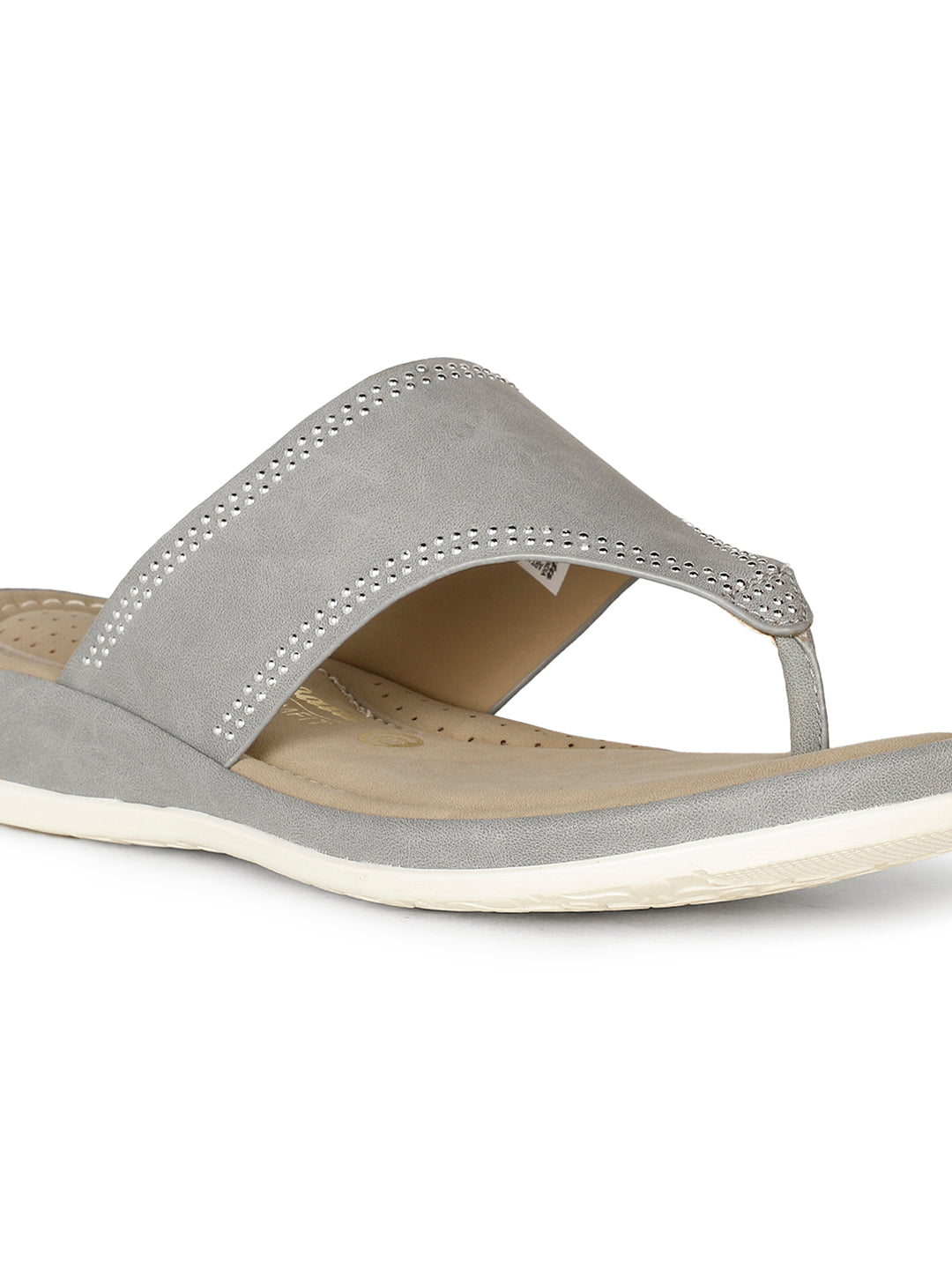 Bata Comfit Women's Light Blue Casual Thong Sandals - Light Blue