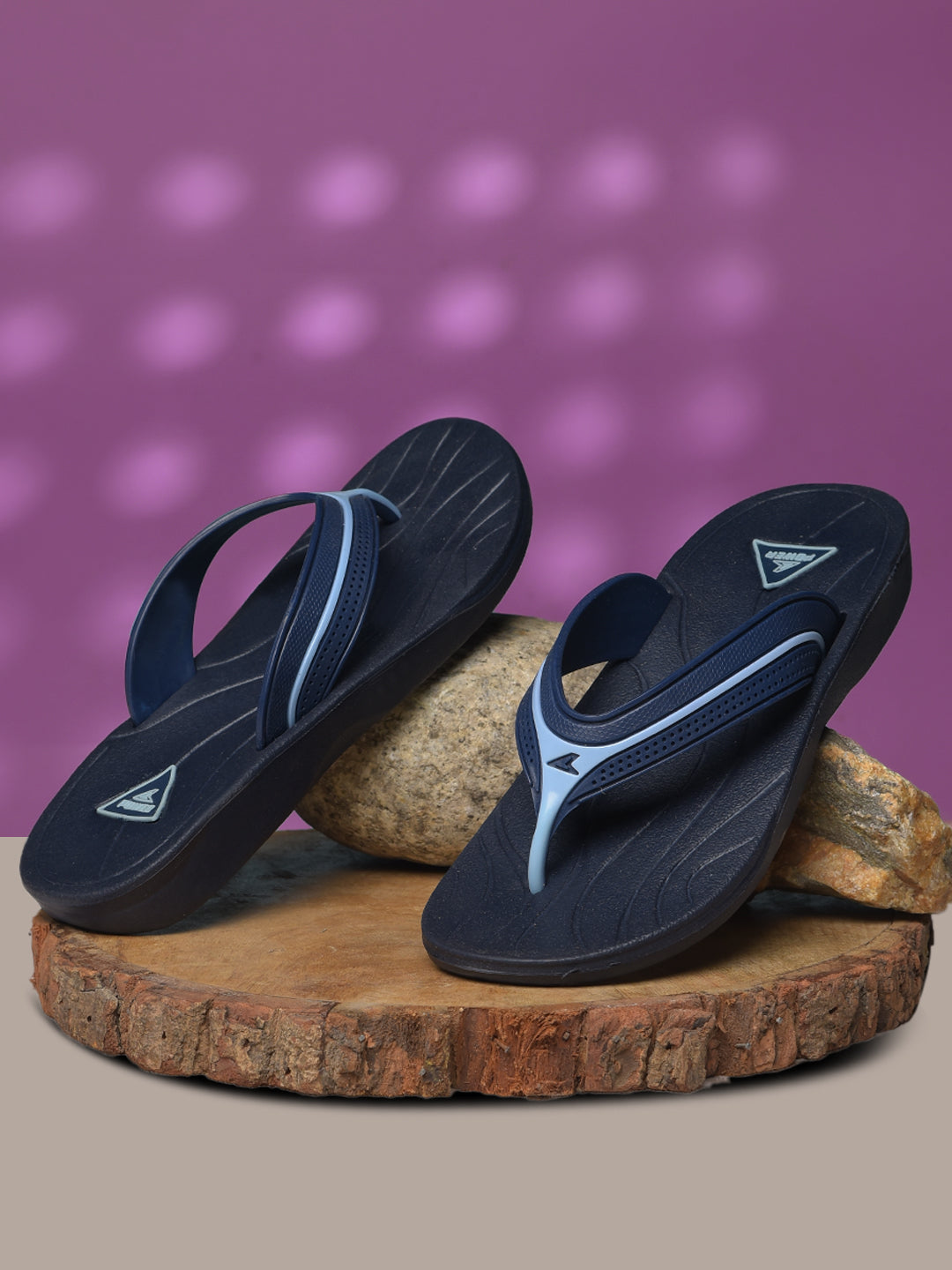 Power Women's Navy Casual Flip-Flops - Navy