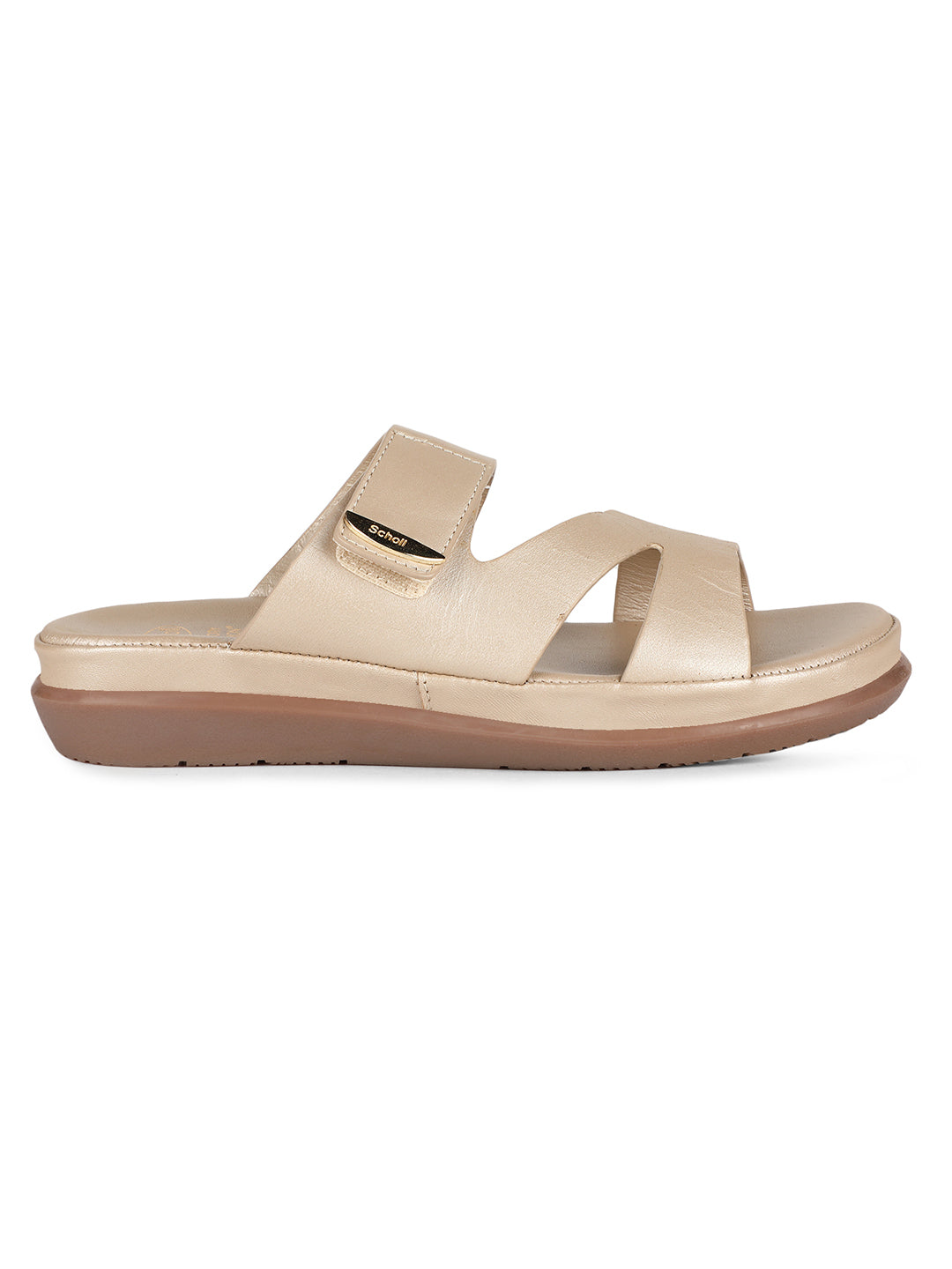 Scholl Women Off White Platform Heel Mule Sandal - Off White - View 2