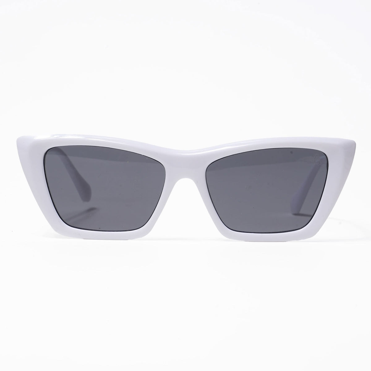 Eyejack White Cateye Sunglasses for Men and Women - Style L543 - view 2