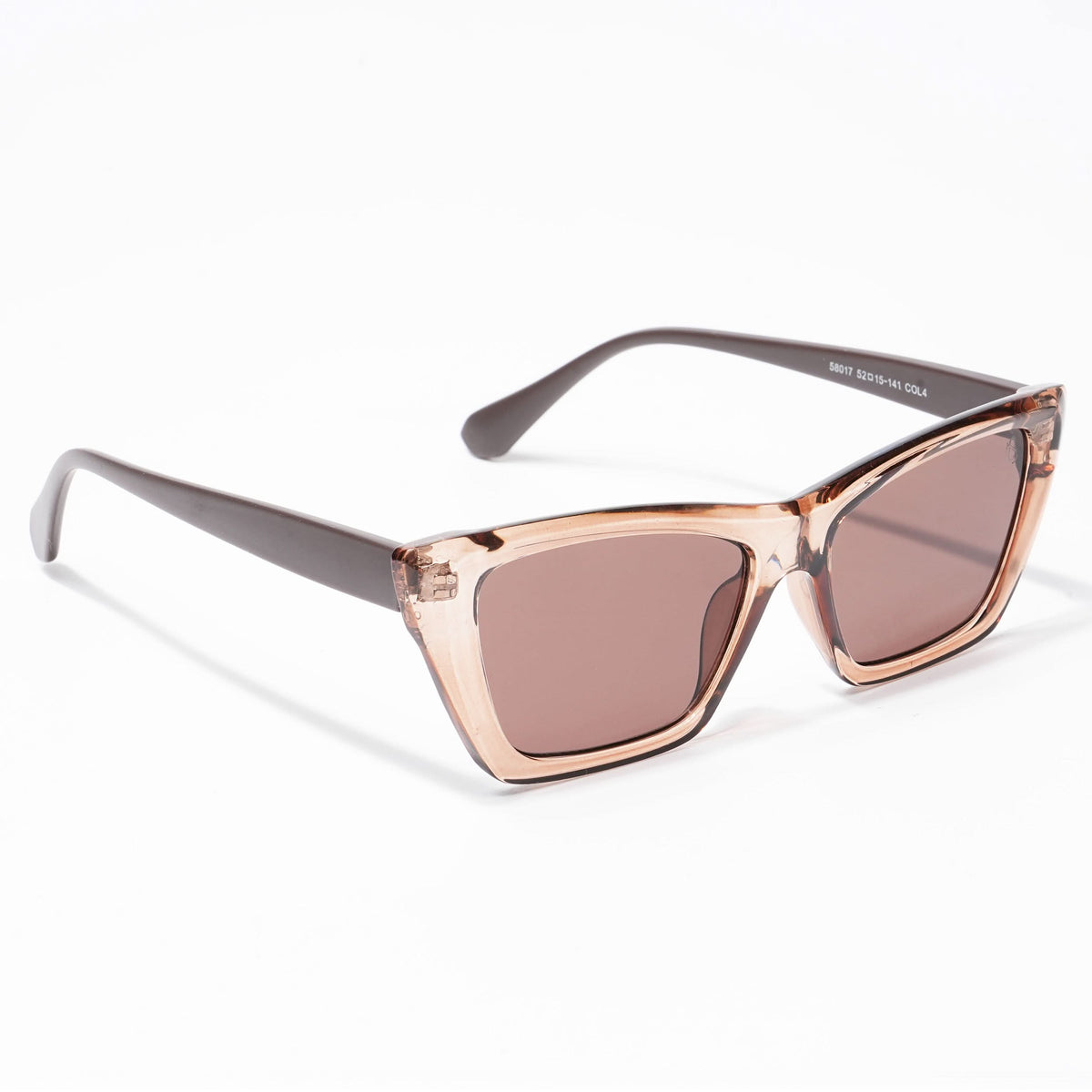 Eyejack Light Brown Cateye Sunglasses for Men and Women - Style L544 - view 2