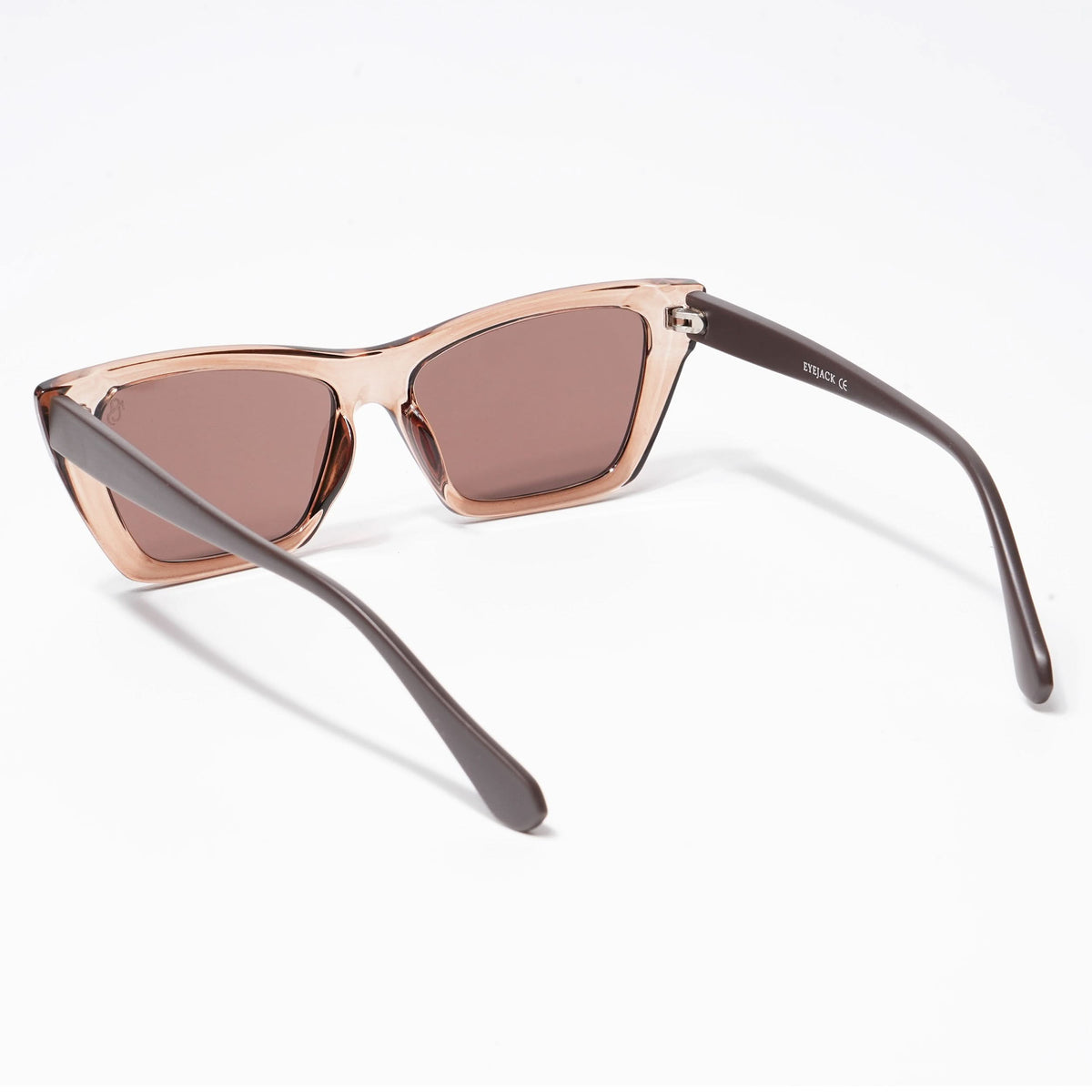 Eyejack Light Brown Cateye Sunglasses for Men and Women - Style L544 - view 5