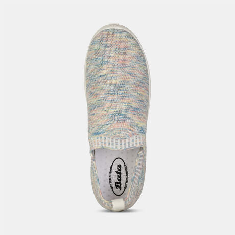 Bata Women Multicolour Casual Slip-on Shoes