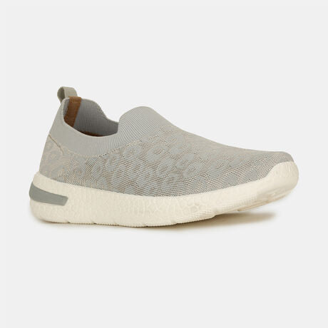 Bata Women Grey Casual Slip-on Shoes