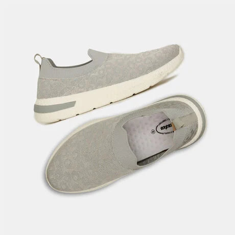 Bata Women Grey Casual Slip-on Shoes