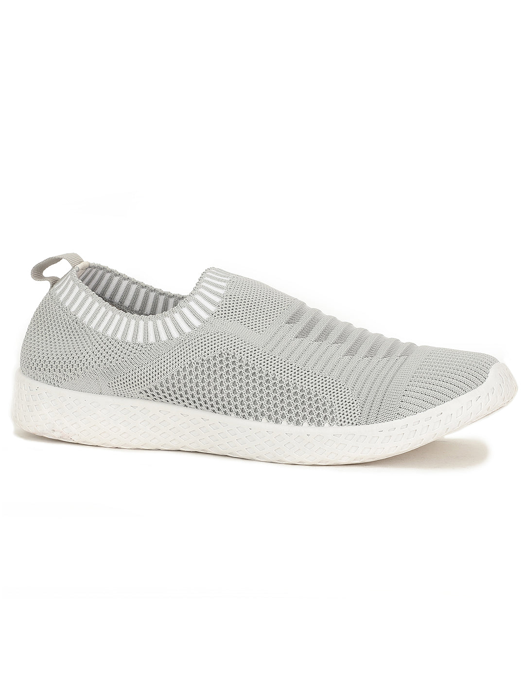 Bata Women Grey Casual Slip-on Shoes - Grey - View 1