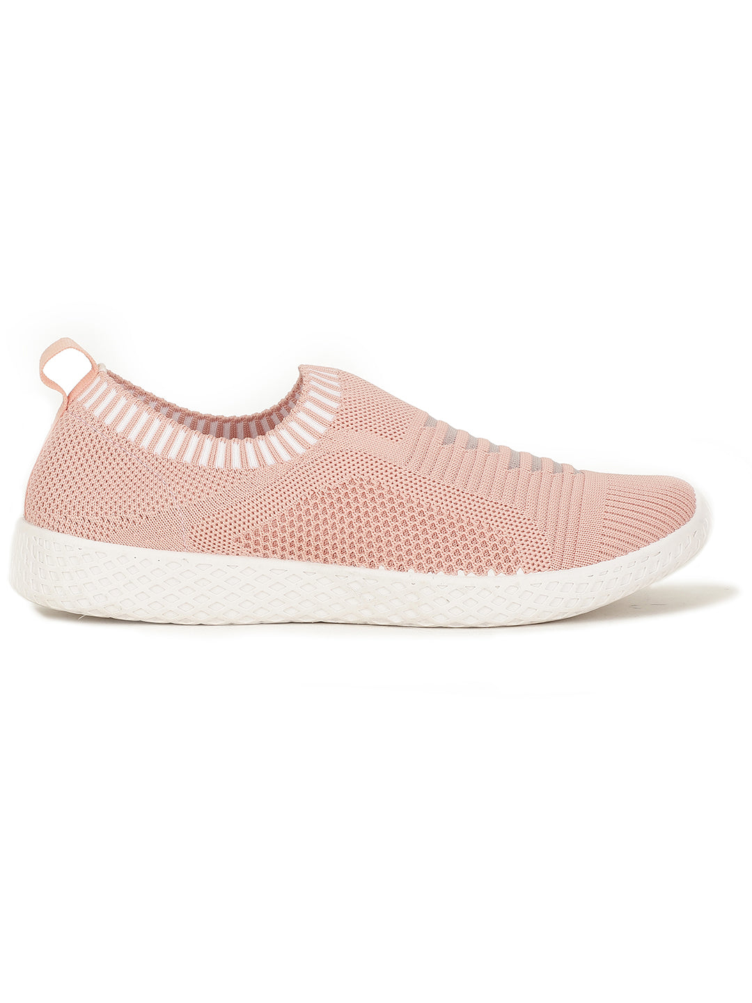 Bata Women Peach Casual Slip-on Shoes - Peach - View 2