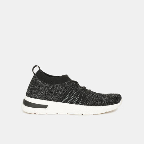 Bata Women Black Casual Lace-Up Shoes