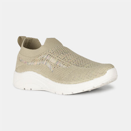 Bata Women Beige Casual Slip-on Shoes