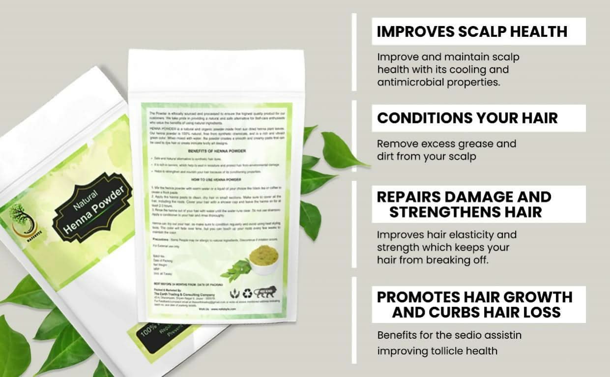 The Earth Trading Rajasthani Mehndi Powder (250 g) The Earth Trading company