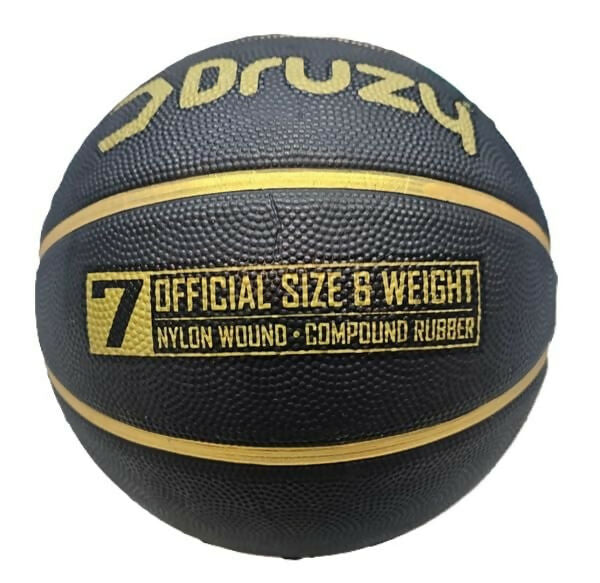 Druzy Gripster-5# Basketball-Rubber Moulded-Multi Design HalfPe - FW -TPT