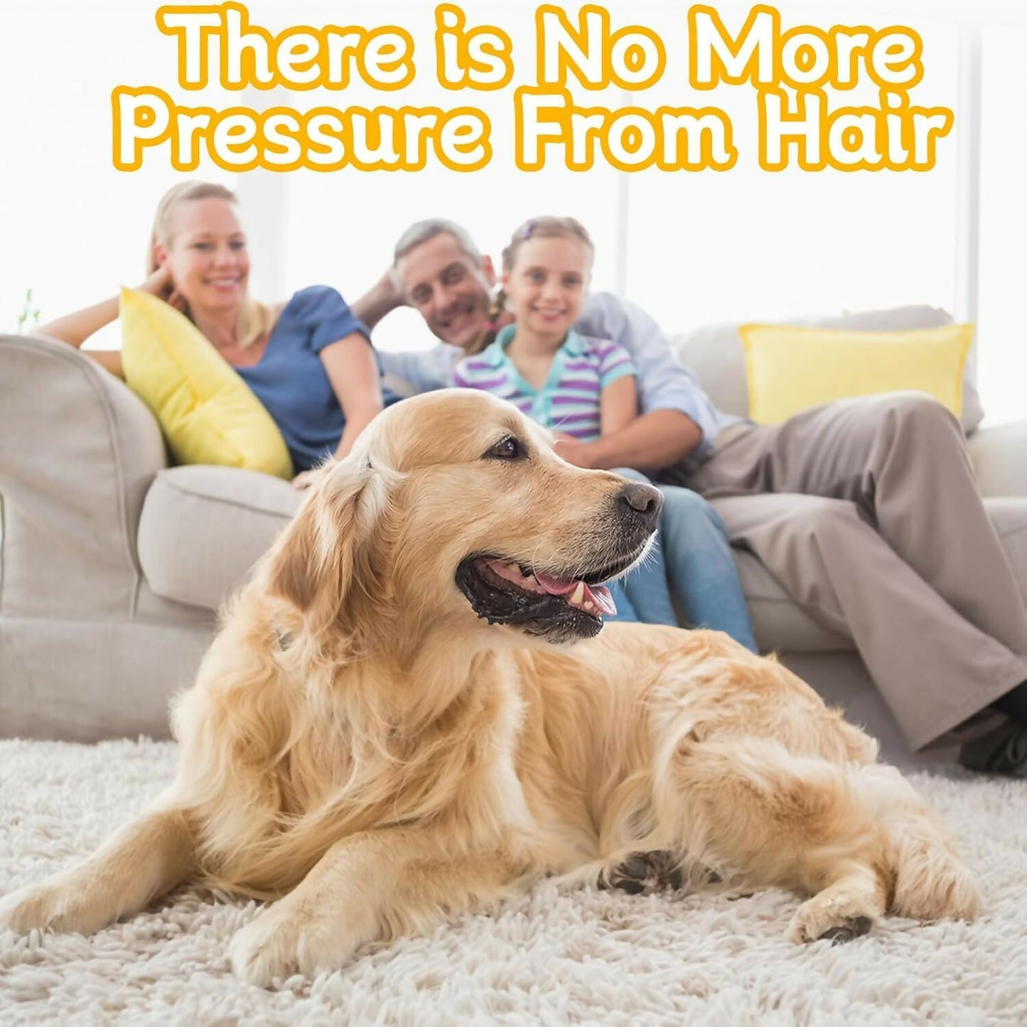 Upgraded Electrostatic Pet Hair Remover Gloves Reusable Cat & Dog Hair Removal Tool for Furniture, Couch, Carpet & Curtains Gentle Grooming Glove for Pets (Pack of 1)