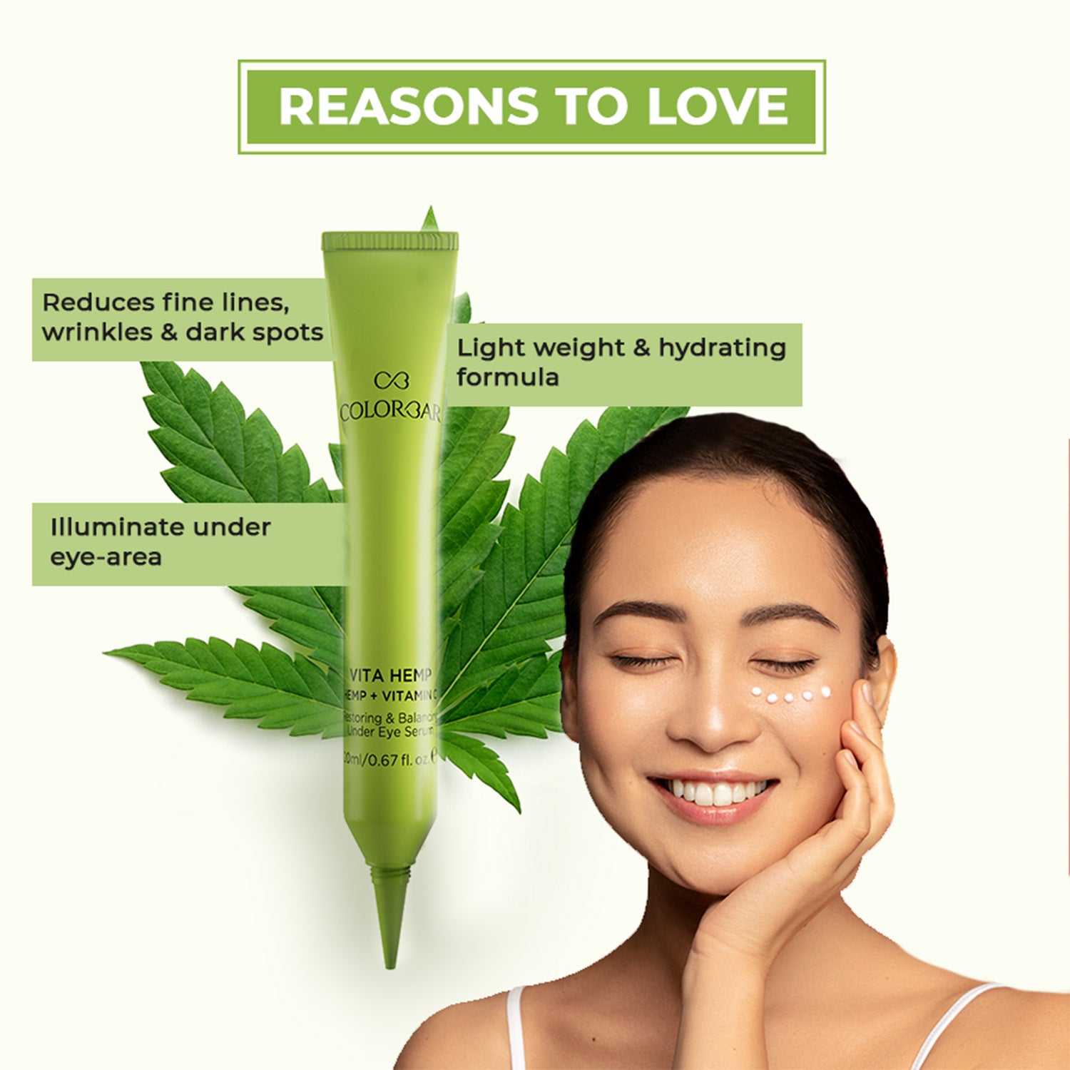 Colorbar Vita Hemp Restoring & Balancing Under Eye Serum