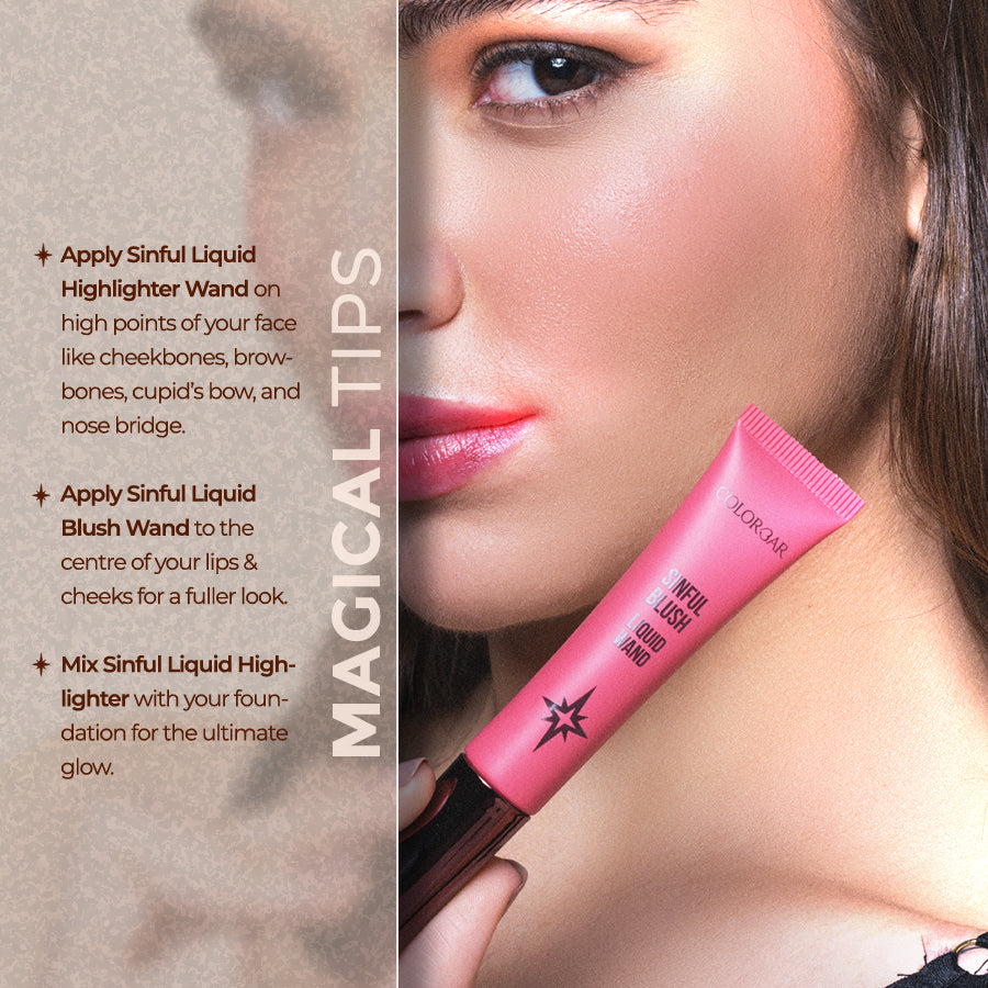 Colorbar Sinful Blush Liquid Wand - Naked 3