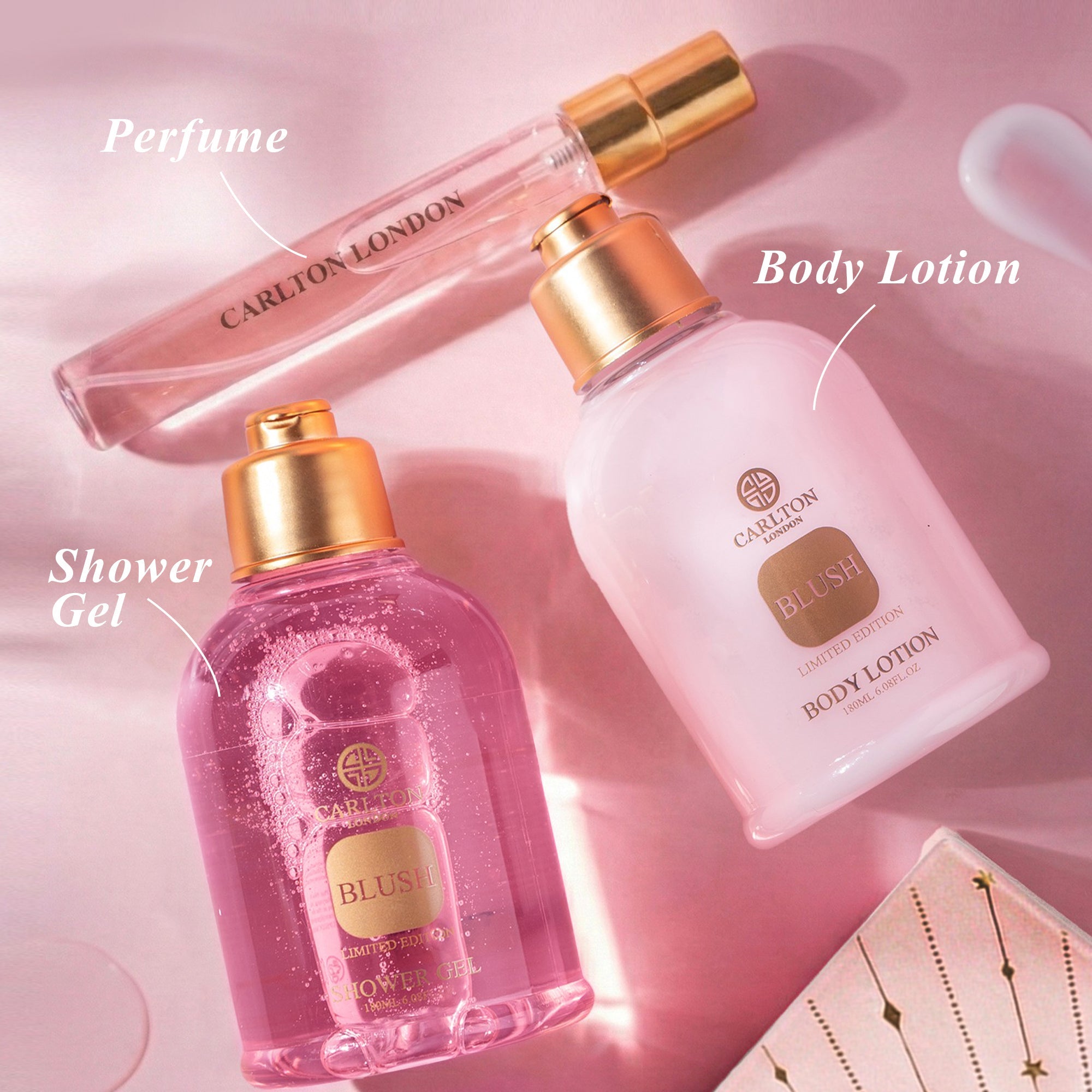 Carlton London Blush Affair Gift Set Pack of 3 - CLPLG114