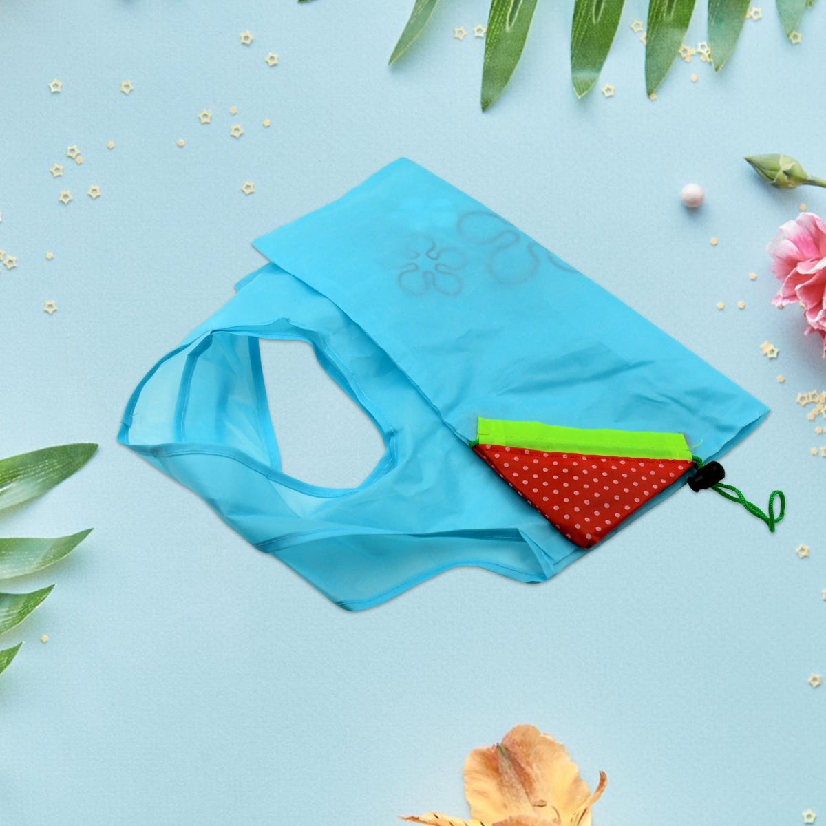 Reusable Grocery Bags With Handles & Washable Reusable Shopping Bags Foldable HP DD