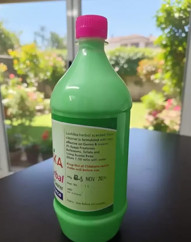 Lashika Herbal Floor Cleaner – Jasmine Fragrance with Natural Care (1 L) Mahathi Enterprises