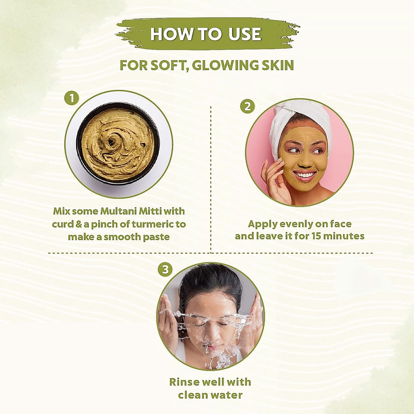 Herbal Tan Removing Multani Mitti Face Pack For Skin Care Age Group 100gram