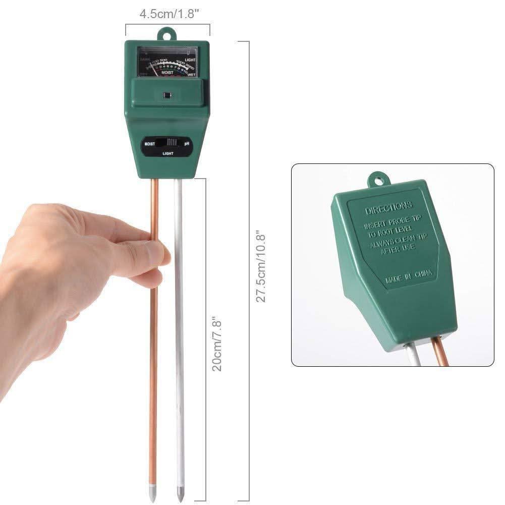 Soil pH Testing Meter – Accurate Soil Moisture & pH Monitor