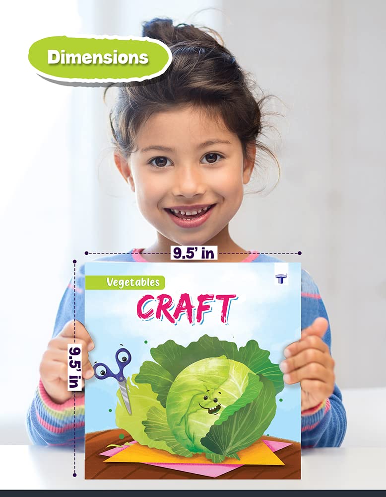 Vegetable Art & Craft Book for Kids | DIY Sticker Activities - Image 7