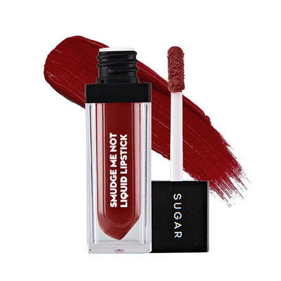 SUGAR Smudge Me Not Liquid Lipstick - 21 Aubergine Queen (499)