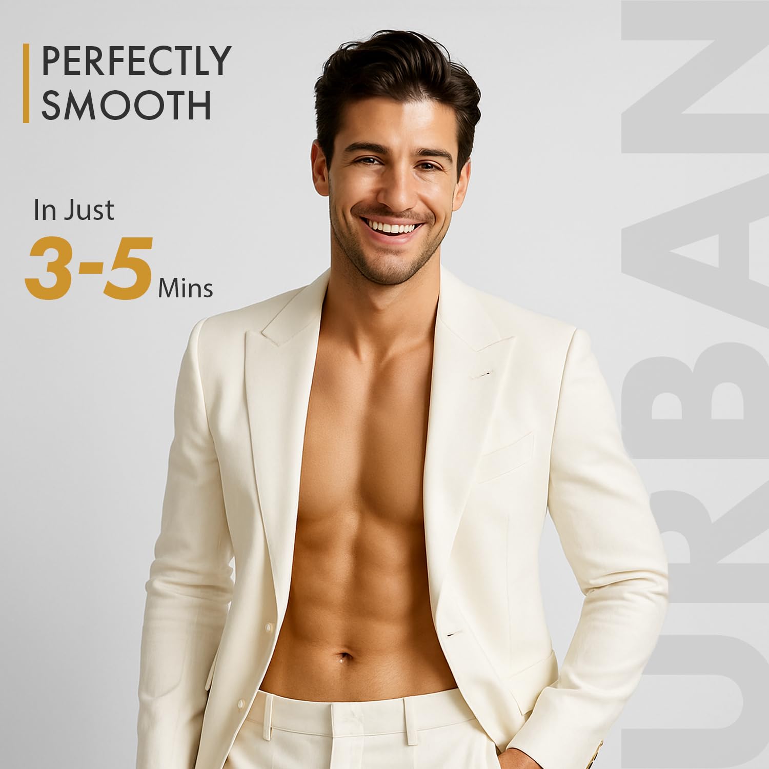 Urbangabru Hair Removal cream Spray | Painless Body Hair Removal spray For Chest, Back, Legs & Under Arms (200 ml) (Hair Removal Cream Spray - 200ml)