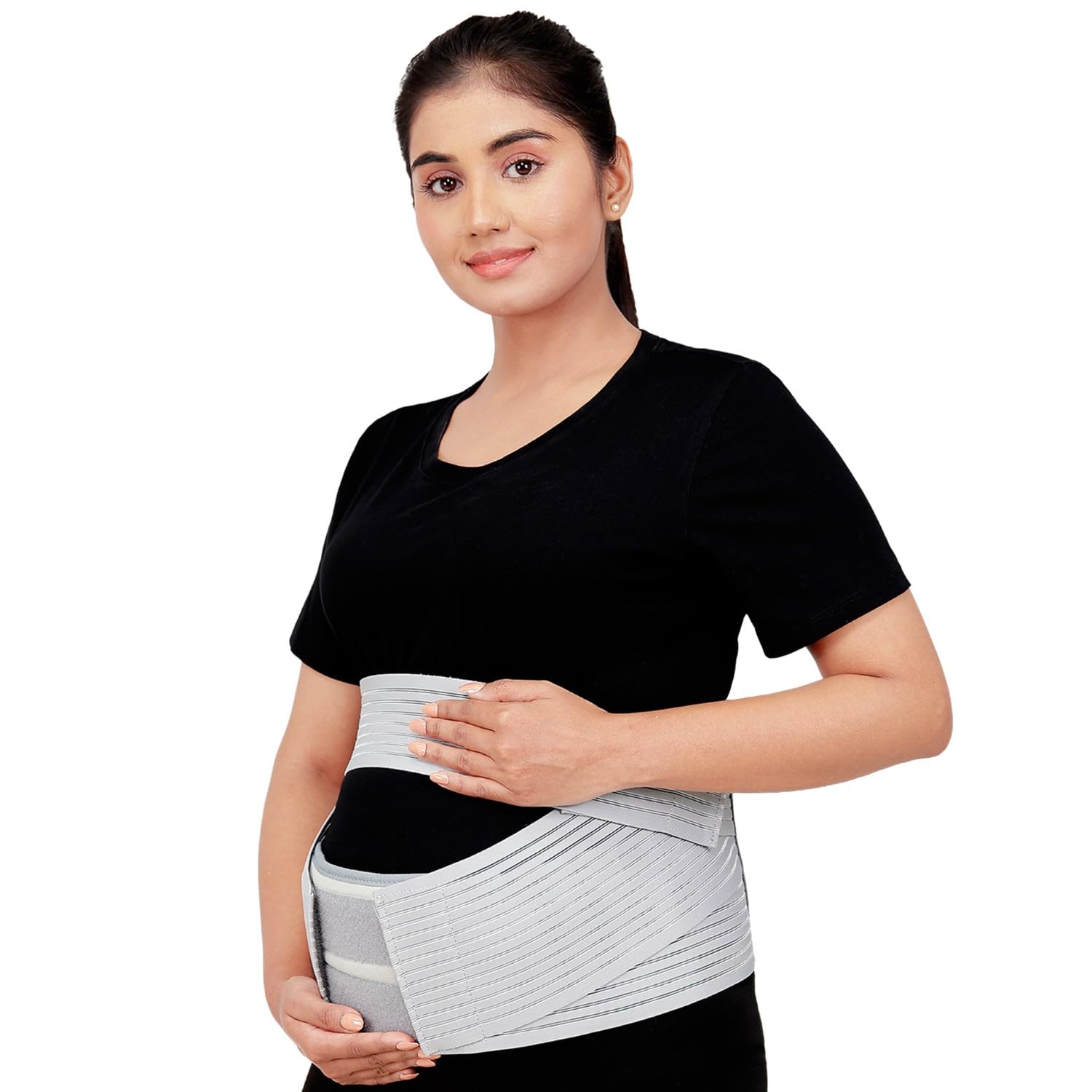 Leeford Ortho Pregnancy Support Belt, Grey (Size XL)