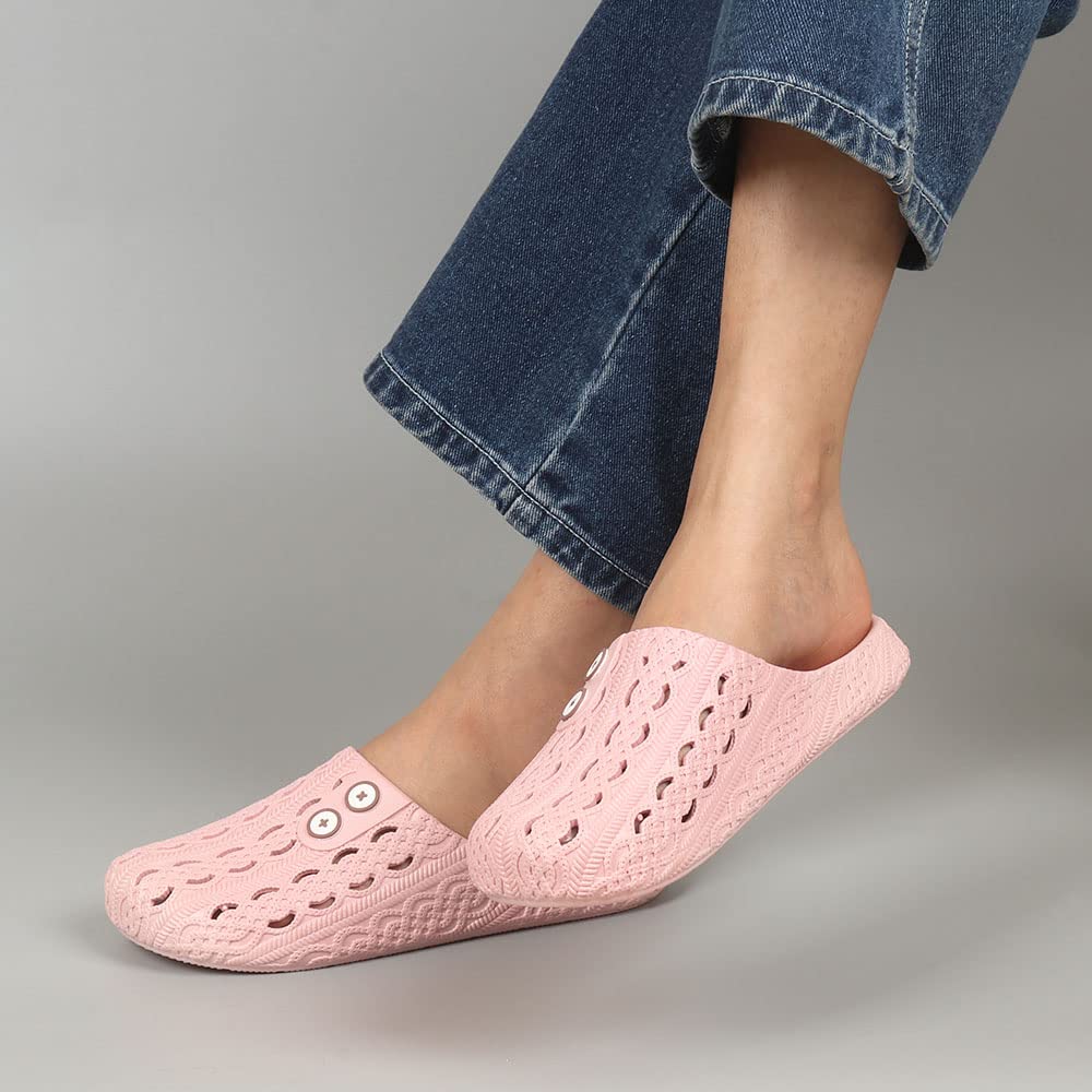 Indifeet Daily Use Comfortable Sliders for Women - Pink - Image 8