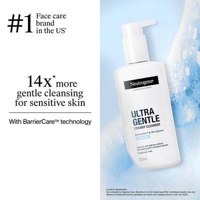 Neutrogena Ultra Gentle Creamy Cleanser, (200 ml)