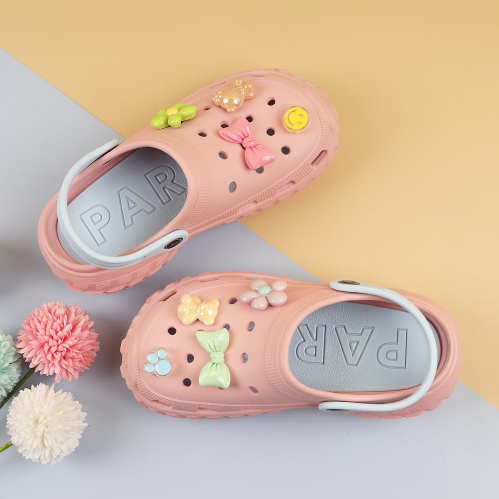 Indifeet Casual Waterproof Clog Shoes for Women - Pink - Image 18